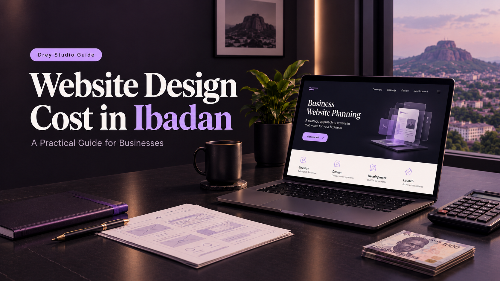 Website Design Cost in Ibadan guide by Drey Studio