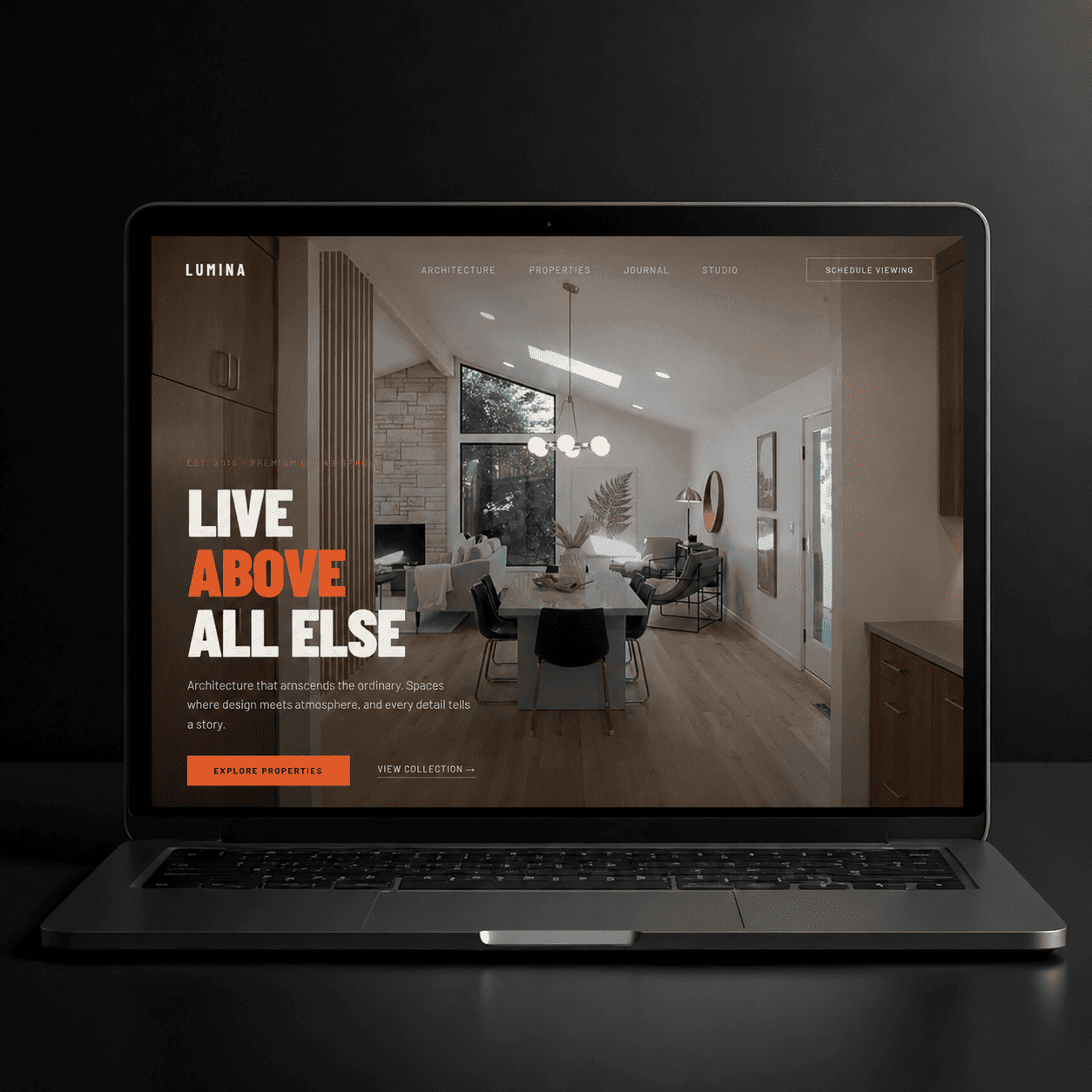 IDERA real estate website showing premium property discovery and listings